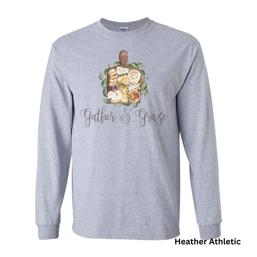 Long Sleeve T-Shirt: Gather & Graze